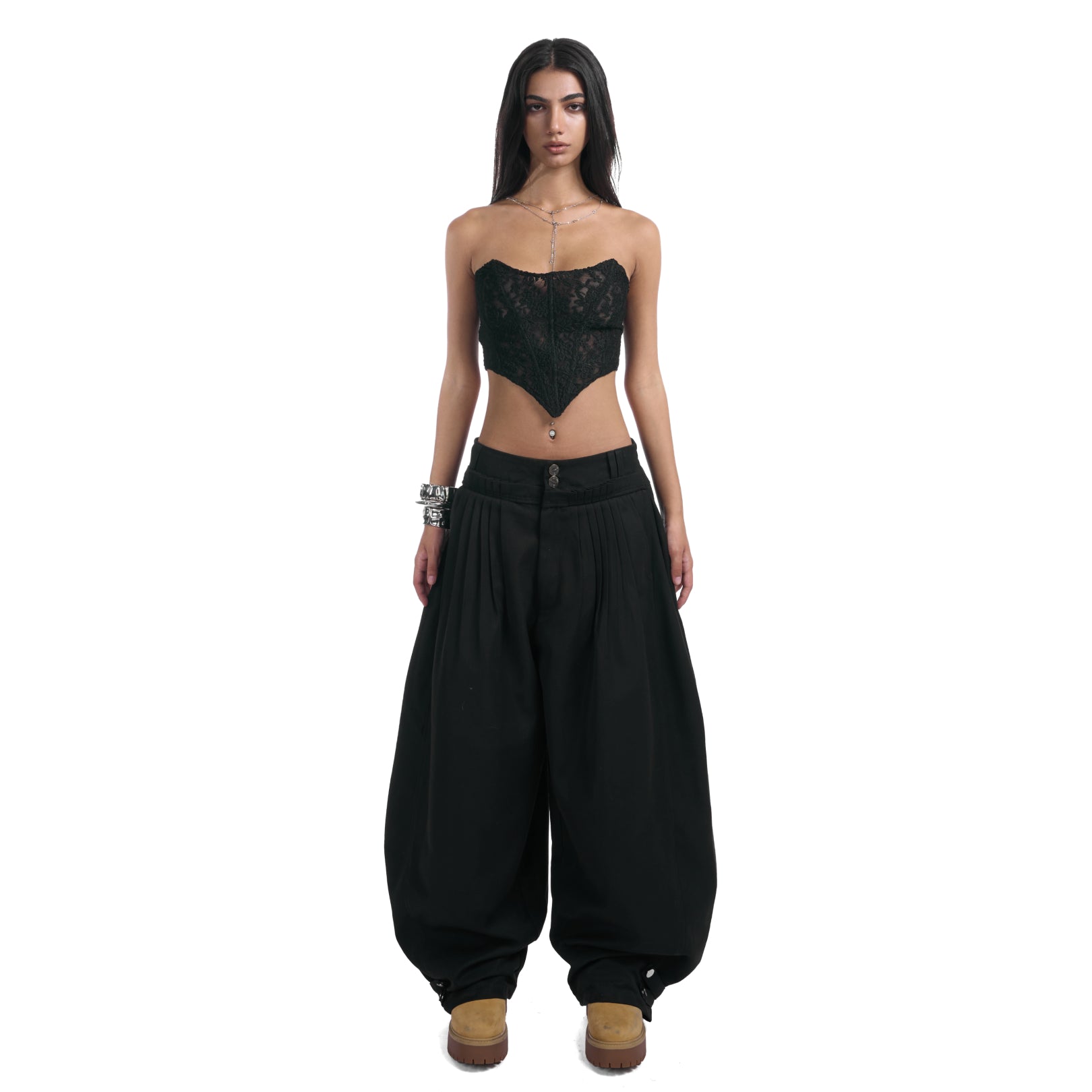 HADES VANDROS KHAKI PANTS - BLACK