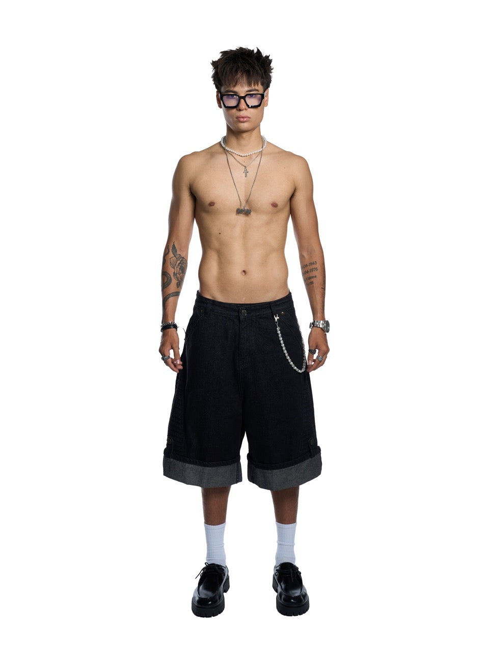 HADES EITHER JEAN SHORTS