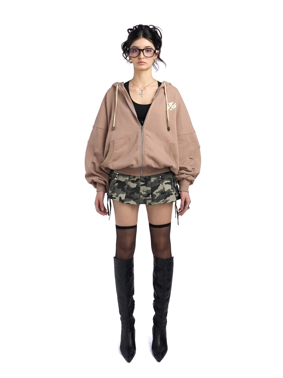 HADES LUXE WASH ZIP HOODIE