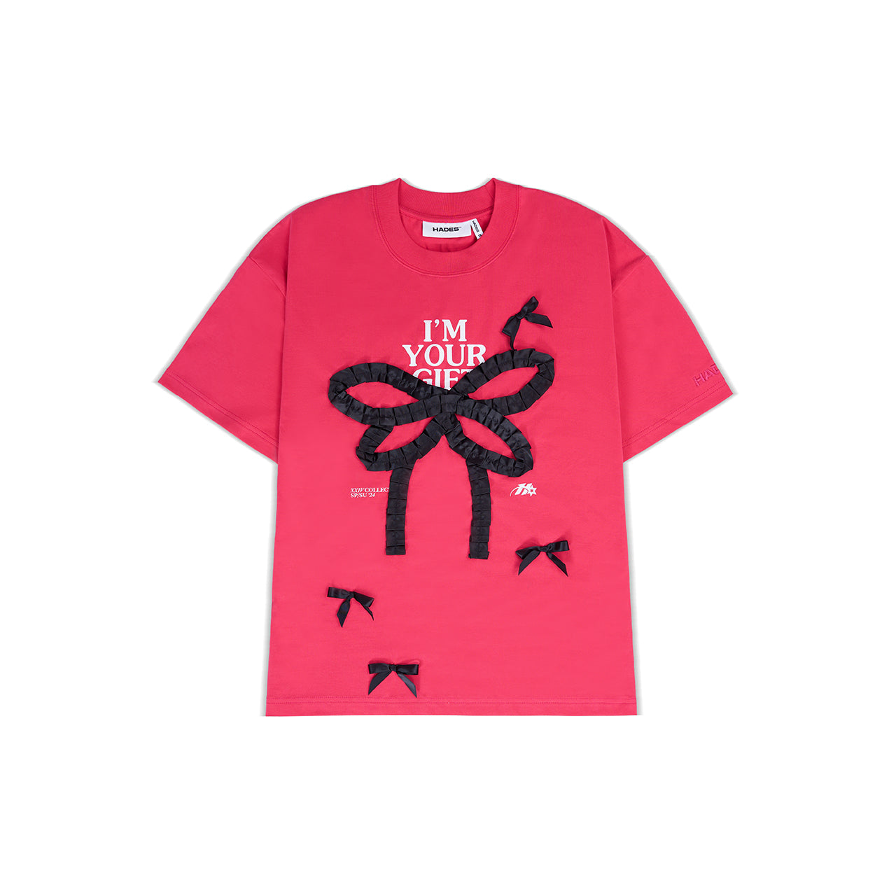 HADES CERISE BOW TEE