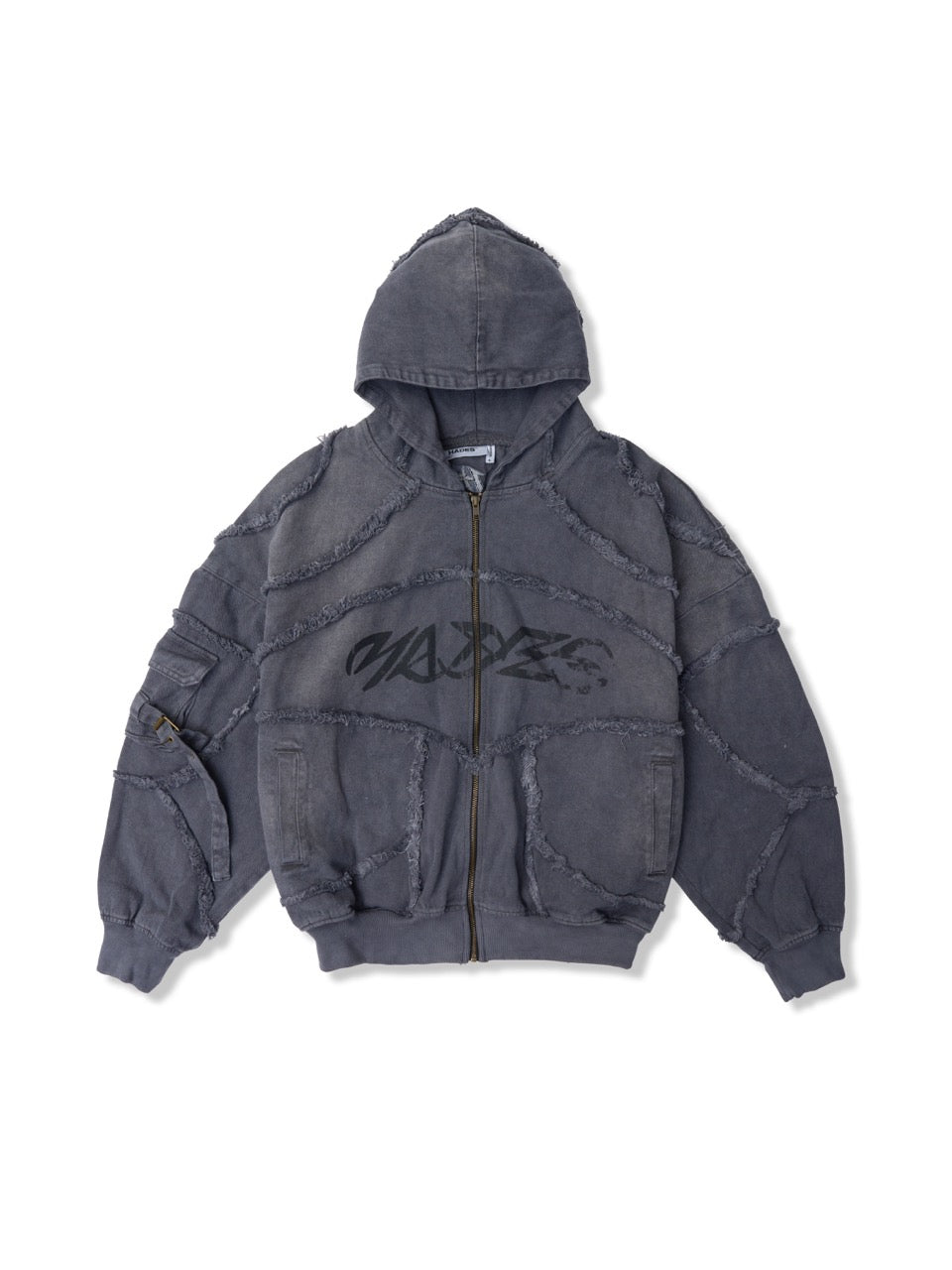 HADES INDUSRTRIAL EDGE HOODIE - GREY