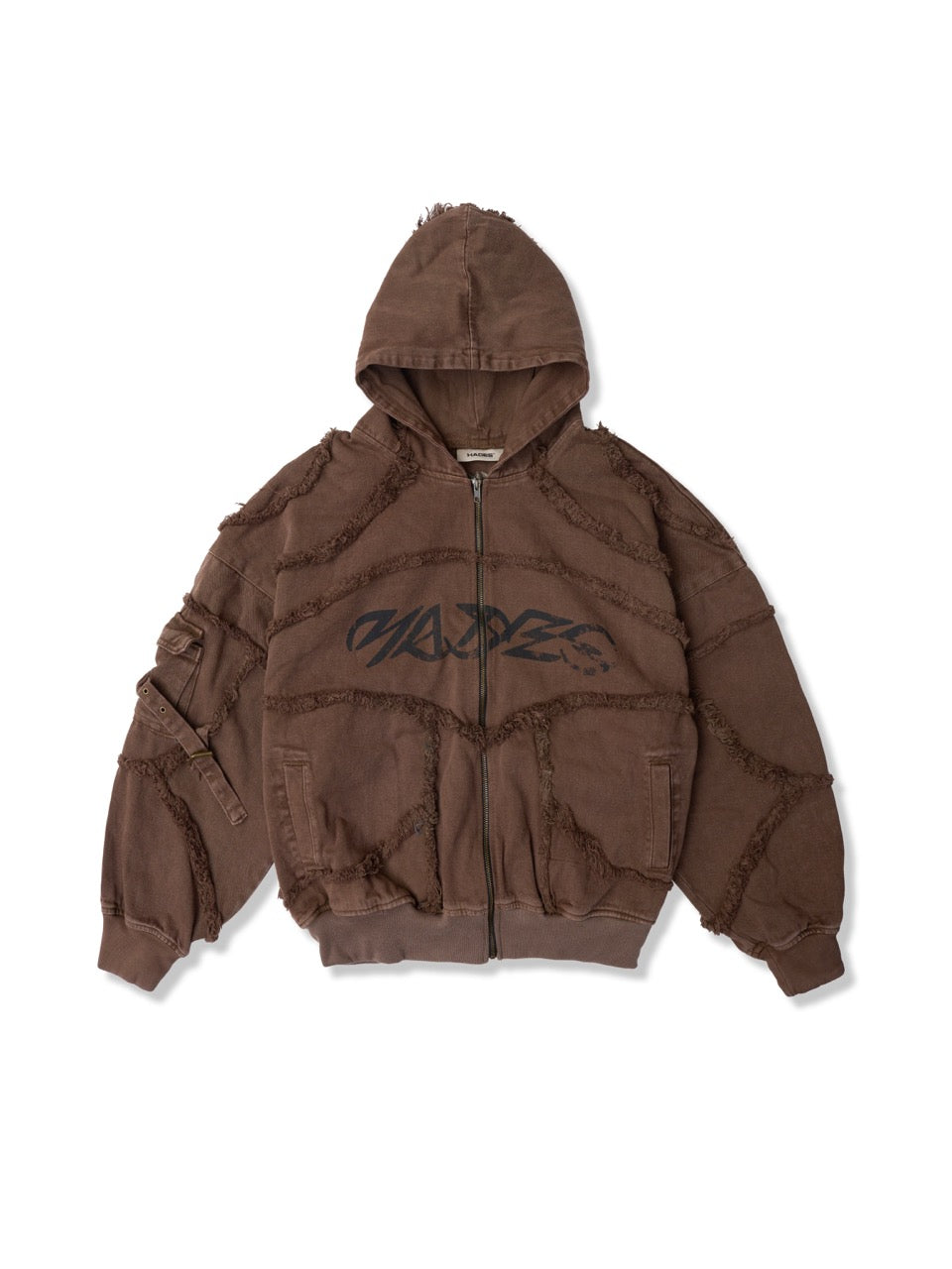 HADES INDUSRTRIAL EDGE HOODIE - BROWN