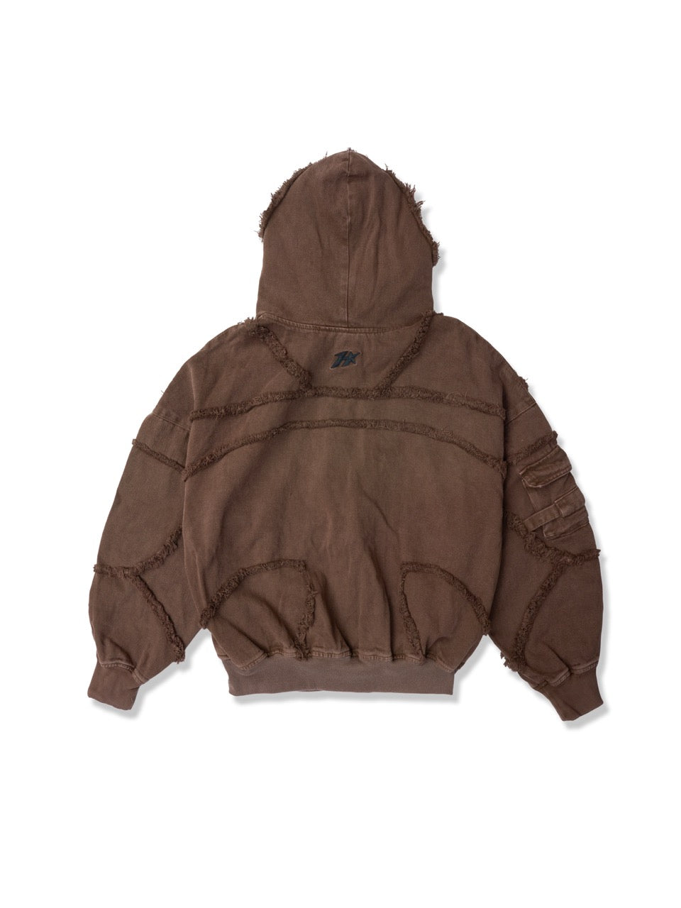 HADES INDUSRTRIAL EDGE HOODIE - BROWN