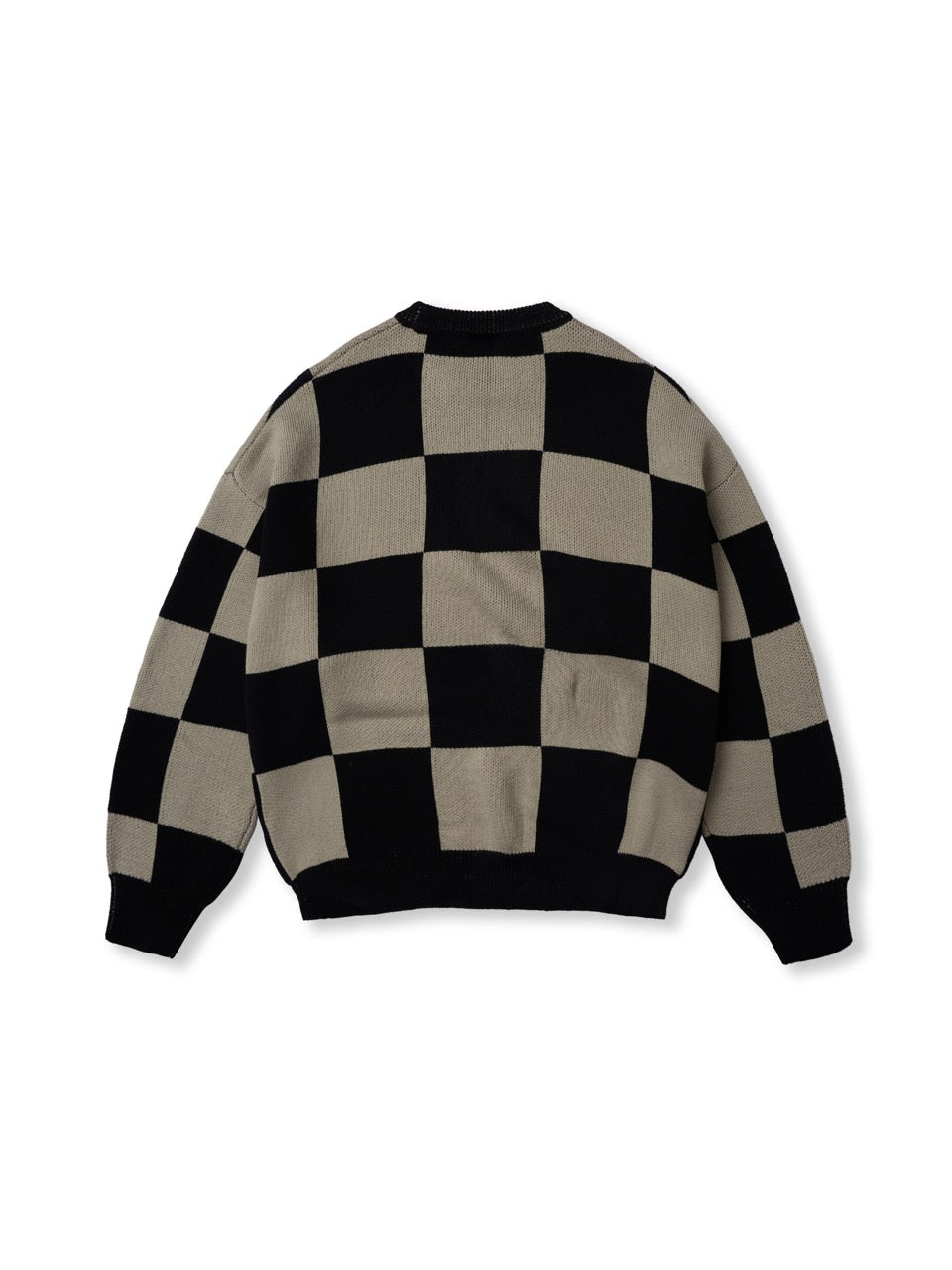 HADES DUAL TONE CHECKER SWEATER