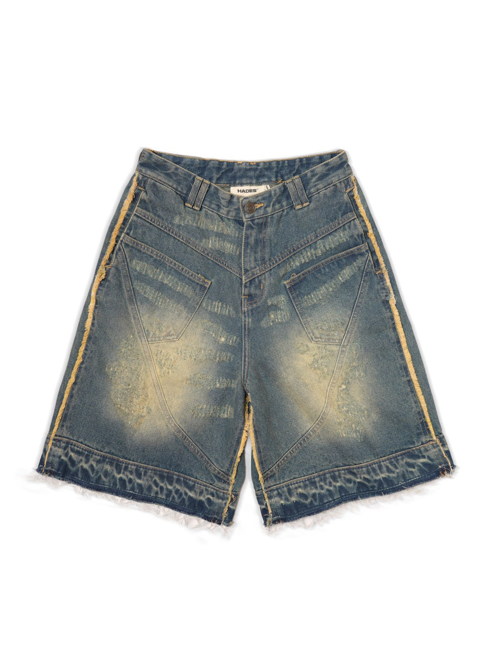 HADES GROOVY WASH JEAN SHORTS