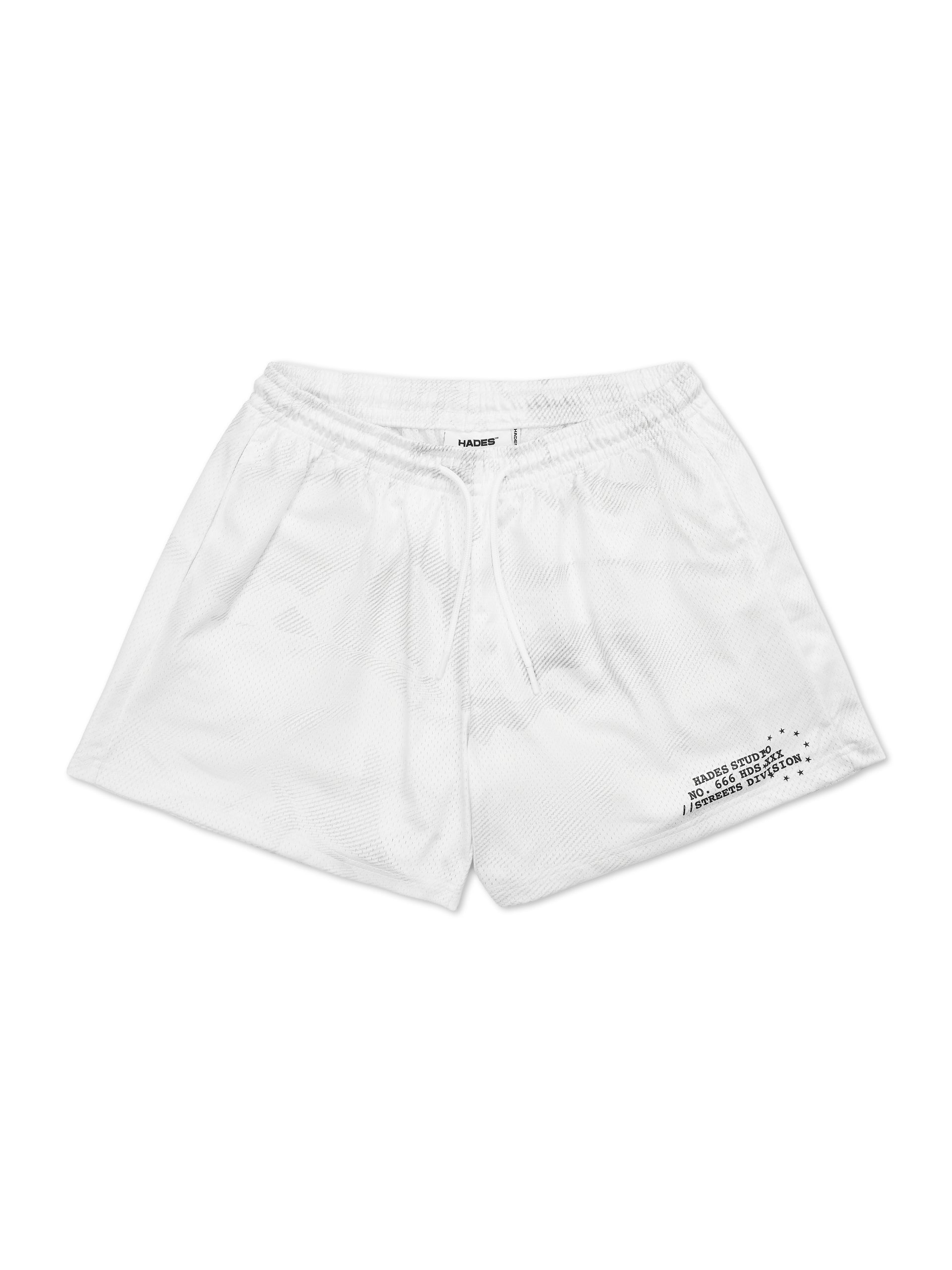 HADES CAMO MESH SHORT - WHITE
