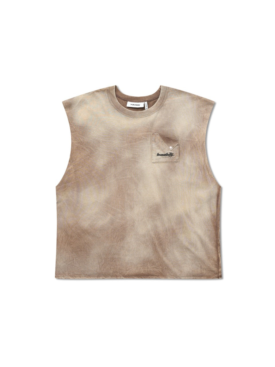 HADES STONEWASH TANK - BROWN