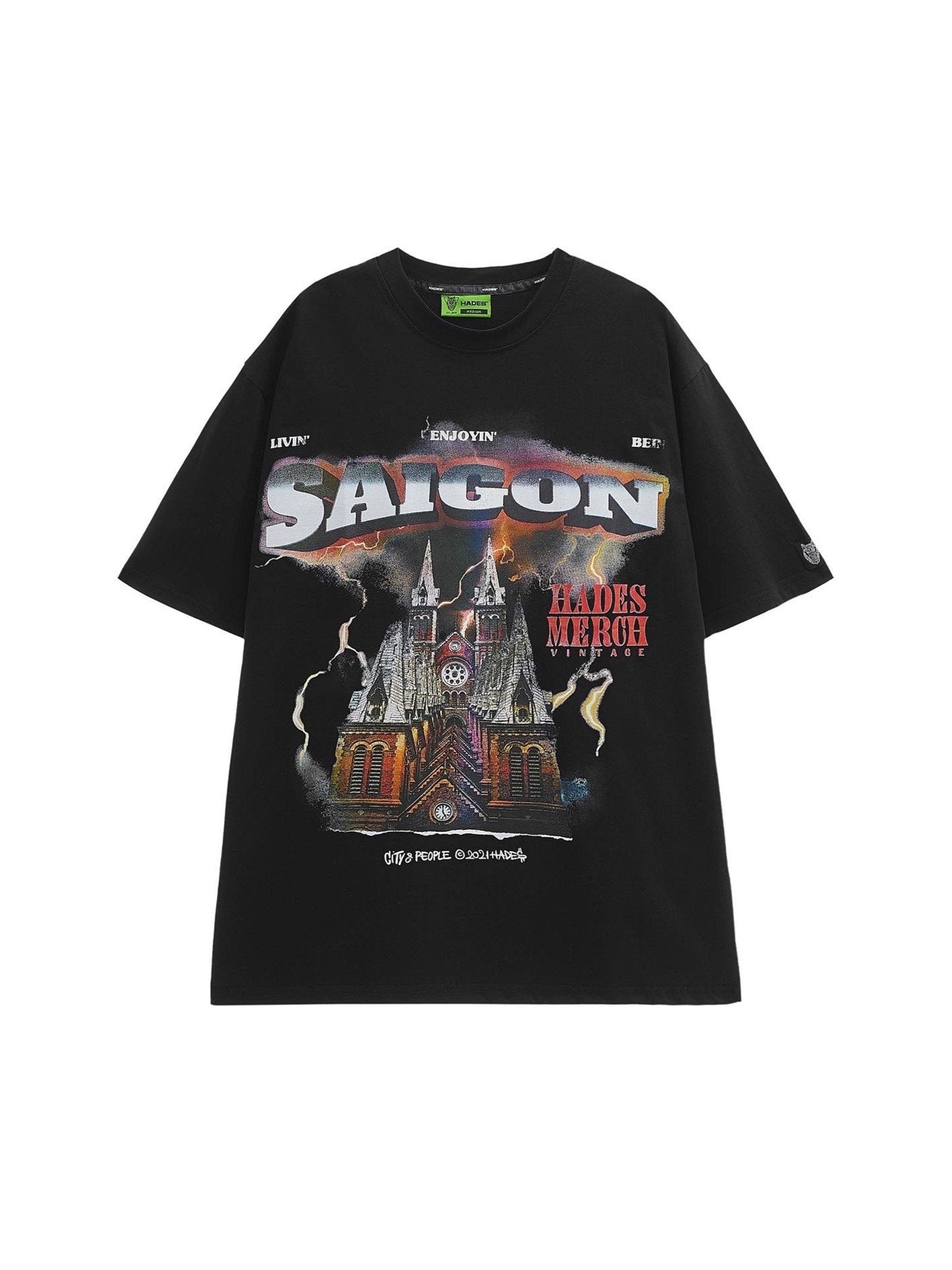 SAIGON SPIRIT BLACK TEE